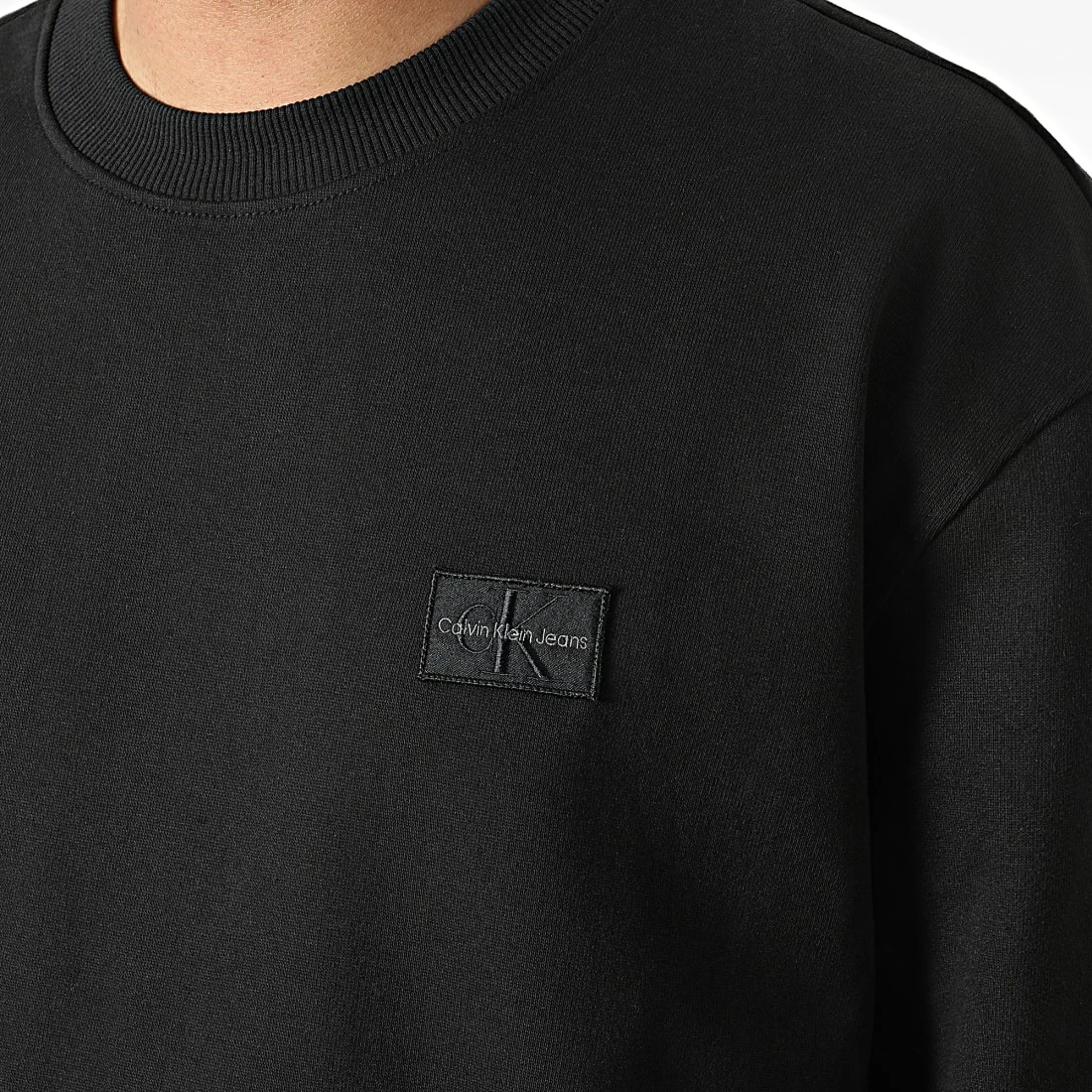 Nouveau ⭐ Sweat Crewneck 1544 Noir de Calvin Klein 👏 2 Nouveau ⭐ Sweat Crewneck 1544 Noir de Calvin Klein 👏 – Image 2