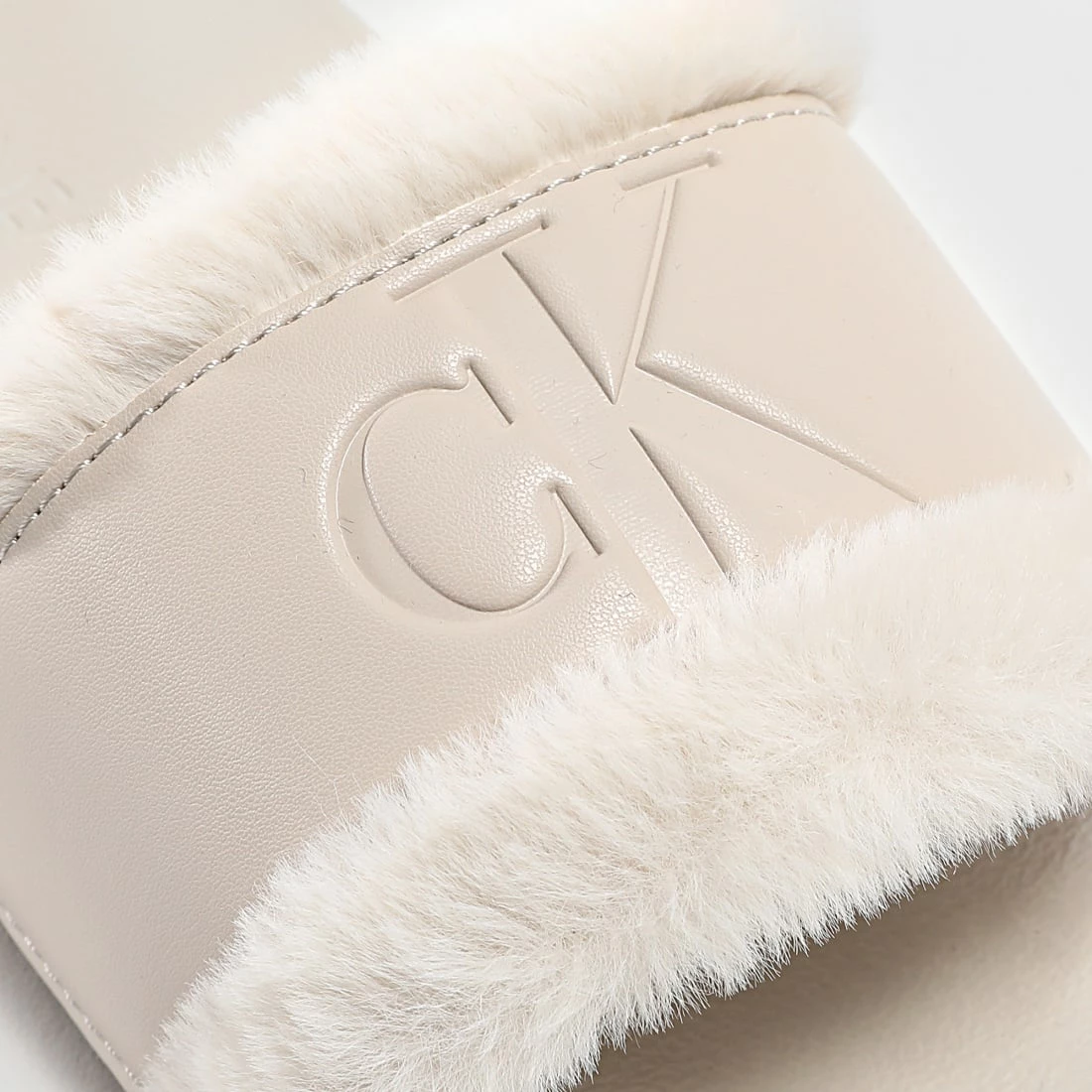Budget 🔔 Claquettes Femme Slide 0754 Beige de Calvin Klein 😀 2 Budget 🔔 Claquettes Femme Slide 0754 Beige de Calvin Klein 😀 – Image 2
