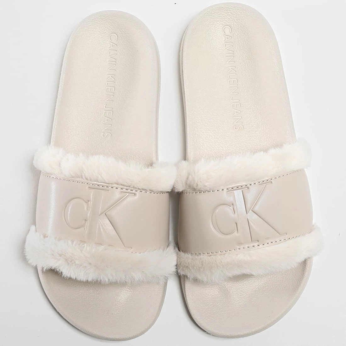 Budget 🔔 Claquettes Femme Slide 0754 Beige de Calvin Klein 😀 4 Budget 🔔 Claquettes Femme Slide 0754 Beige de Calvin Klein 😀 – Image 4
