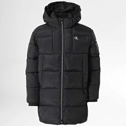 Les meilleures critiques de 🌟 Doudoune Capuche Enfant Essential Parka Puffer 1277 Noir de Calvin Klein 👏