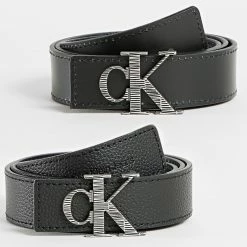 Budget 🔔 Ceinture Femme Mono Hardware 0110 Noir de Calvin Klein 💯