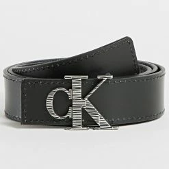 Budget 🔔 Ceinture Femme Mono Hardware 0110 Noir de Calvin Klein 💯 -Calvin Klein Soldes Magasin calvin klein 330659 K60K610110 BDS 20220811T162501 04
