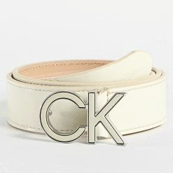Meilleure affaire 🔥 Ceinture Femme Re-Lock Saff 9982 Beige de Calvin Klein 🤩