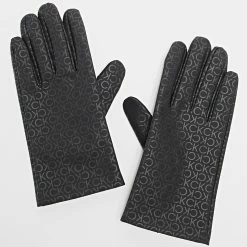 Remise 🛒 Gants Rubberized Gloves 9543 Noir de Calvin Klein 🎉