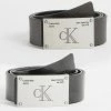 Meilleur prix 🔥 Ceinture Réversible Studded Plaque 9887 Noir de Calvin Klein 😉