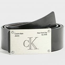 Meilleur prix 🔥 Ceinture Réversible Studded Plaque 9887 Noir de Calvin Klein 😉 -Calvin Klein Soldes Magasin calvin klein 330762 K50K509887 0GP 20220811T162433 03