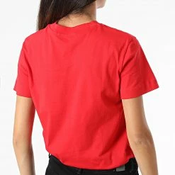 Tout neuf ✨ Tee 👚 Shirt Femme 9918 Rouge de Calvin Klein 🎉 -Calvin Klein Soldes Magasin calvin klein 330767 J20J219918 XL6 20220823T142603 04