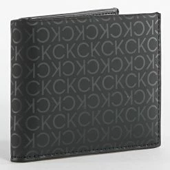 Remise 😉 Portefeuille Mono Bifold 9762 Noir de Calvin Klein 🧨