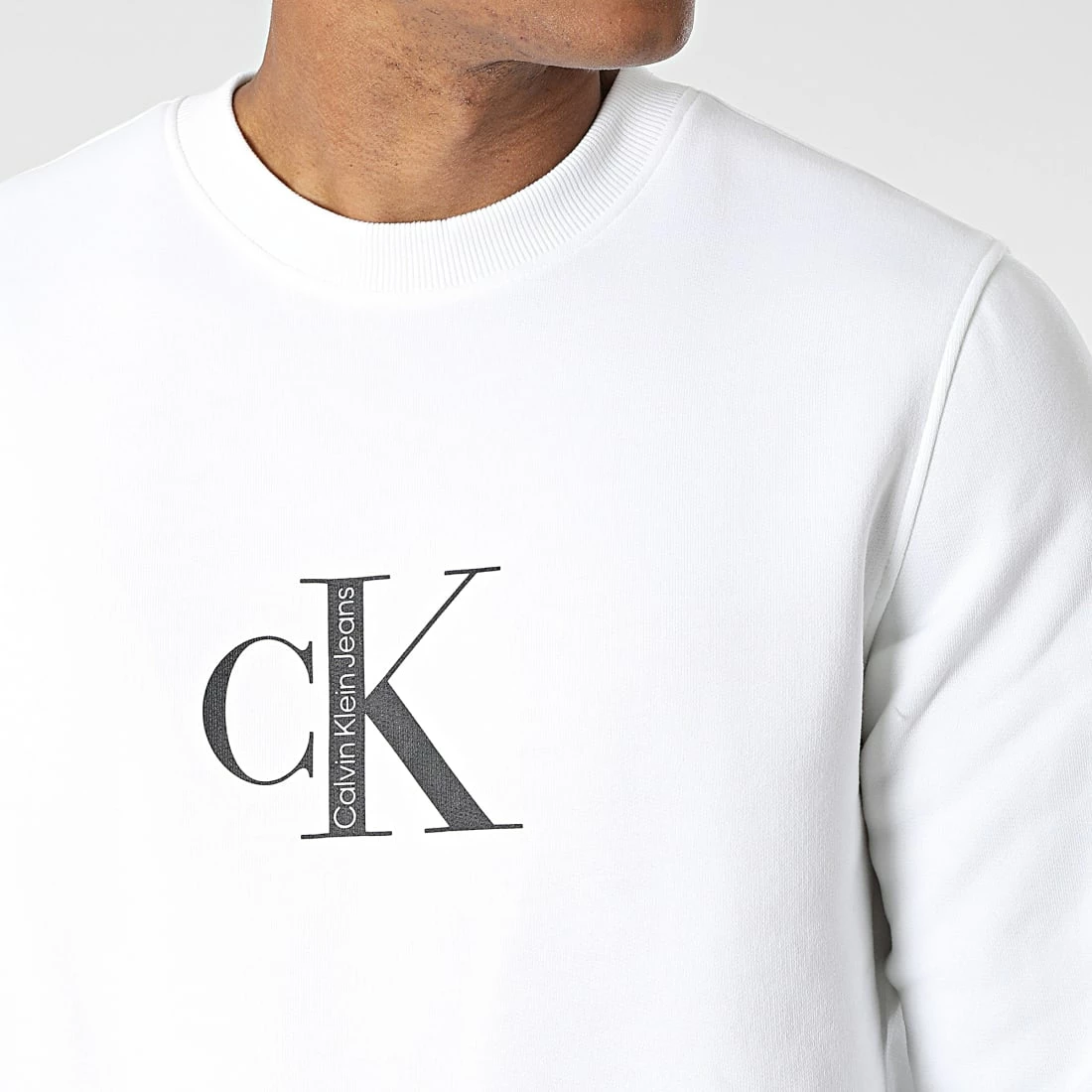 Acheter ⭐ Sweat Crewneck 1900 Beige Clair de Calvin Klein 🤩 2 Acheter ⭐ Sweat Crewneck 1900 Beige Clair de Calvin Klein 🤩 – Image 2
