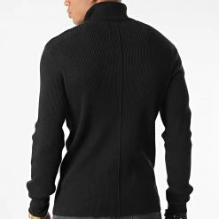 Le moins cher ⌛ Pull Col Roulé Monologo Rib 2202 Noir de Calvin Klein 🔔 -Calvin Klein Soldes Magasin calvin klein 331197 J30J322202 BEH 20220810T155210 04