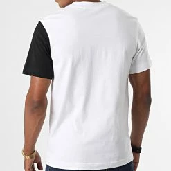Coupon 🛒 Tee 👚 Shirt Stacked Colorblock 1777 Blanc de Calvin Klein ❤️ -Calvin Klein Soldes Magasin calvin klein 331203 J30J321777 YAF 20220811T145957 04