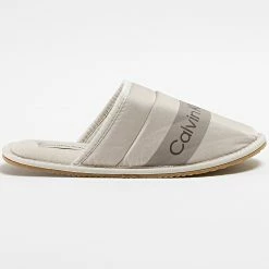 Coupon 🛒 Chaussons Home Slide 0528 Beige de Calvin Klein ✨ -Calvin Klein Soldes Magasin calvin klein 331325 YM0YM00528 ACF 20220823T151425 03