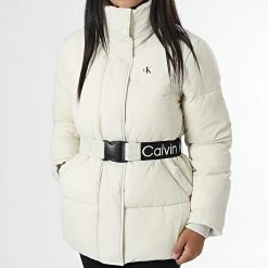 Tout neuf ⭐ Doudoune Femme 9828 Beige de Calvin Klein 🤩