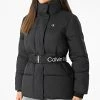 Tout neuf 🛒 Doudoune Capuche Femme 9828 Noir de Calvin Klein 💯
