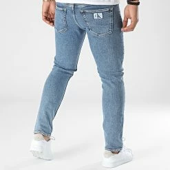 Grosses soldes 🌟 Jean Slim 1467 Bleu Wash de Calvin Klein ⌛ -Calvin Klein Soldes Magasin calvin klein 332046 J30J321467 1AA 20221118T152522 04