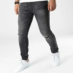 Acheter ⭐ Jean Skinny 1125 Gris Anthracite de Calvin Klein 🔥