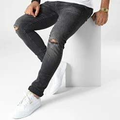 Acheter ⭐ Jean Skinny 1125 Gris Anthracite de Calvin Klein 🔥 -Calvin Klein Soldes Magasin calvin klein 332050 J30J321125 1BY 20220817T155108 03