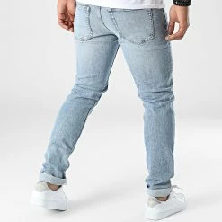 Promo 🧨 Jean Slim Taper 2298 Bleu Denim de Calvin Klein 😀 -Calvin Klein Soldes Magasin calvin klein 332136 J30J322298 1AA 20220817T155608 04