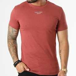 Coupon 👍 Tee 👕 Shirt Stacked Logo 0595 Brique de Calvin Klein 😀 6 Coupon 👍 Tee 👕 Shirt Stacked Logo 0595 Brique de Calvin Klein 😀 -Calvin Klein Soldes Magasin calvin klein 332726 J30J320595 XLN 20220826T144022 03