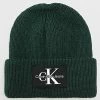 Le moins cher 👏 Bonnet Monologo Patch 6242 Vert de Calvin Klein 🤩