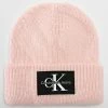 Bon marché ❤️ Bonnet Femme Monologo Patch 7383 Rose de Calvin Klein ✨