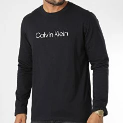Acheter 🔔 Tee 👕 Shirt Manches Longues GMS2K200 Noir de Calvin Klein ⭐