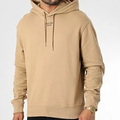 Vente flash 🧨 Sweat Capuche 0604 Beige de Calvin Klein 👏