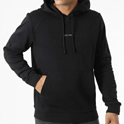 Offres 🔥 Sweat Capuche GMF2W320 Noir de Calvin Klein 😀 -Calvin Klein Soldes Magasin calvin klein 333202 GMF2W320 BAE 20220823T140629 03