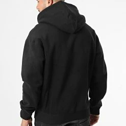 Bon marché 🔔 Sweat Capuche 2193 Noir de Calvin Klein ❤️ -Calvin Klein Soldes Magasin calvin klein 333333 J30J322193 BEH 20220819T141721 04