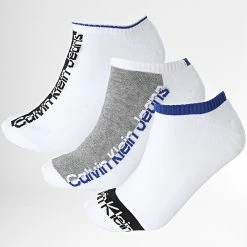 Meilleure affaire 😀 Lot De 3 Paires De Chaussettes 701218736 Blanc de Calvin Klein 🥰
