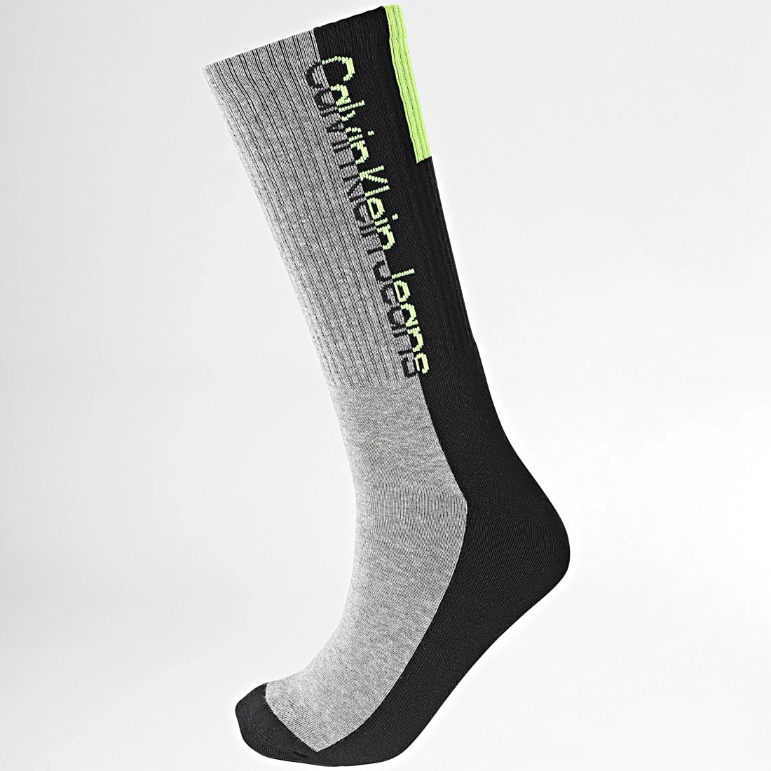 Remise ✔️ Lot De 3 Paires De Chaussettes 701218735 Noir Gris Chiné de Calvin Klein ✨ 4 Remise ✔️ Lot De 3 Paires De Chaussettes 701218735 Noir Gris Chiné de Calvin Klein ✨ – Image 4