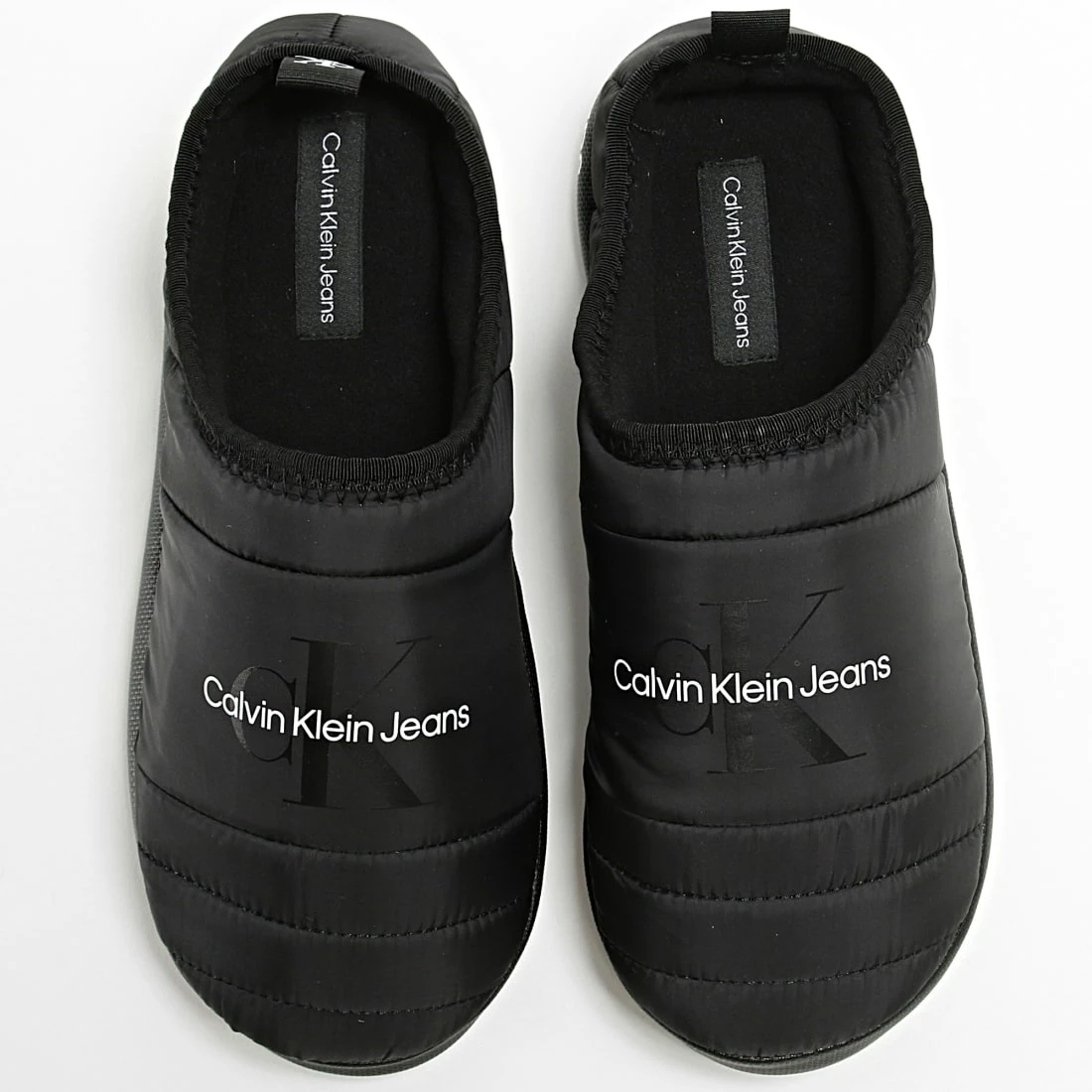 Promo 💯 Chaussons Home Slipper 0546 Noir de Calvin Klein ❤️ 1 Promo 💯 Chaussons Home Slipper 0546 Noir de Calvin Klein ❤️