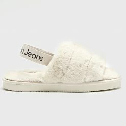 Nouveau 🔥 Chaussons Femme Home 0751 Beige de Calvin Klein 🔥 -Calvin Klein Soldes Magasin calvin klein 334082 YW0YW00751 ACF 20220906T144158 03