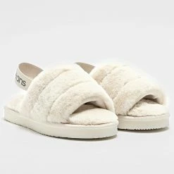 Nouveau 🔥 Chaussons Femme Home 0751 Beige de Calvin Klein 🔥 -Calvin Klein Soldes Magasin calvin klein 334082 YW0YW00751 ACF 20220906T144159 04