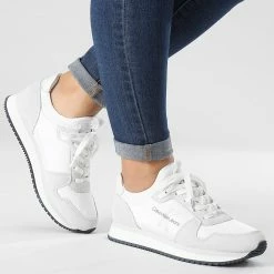 Top 10 🎁 Baskets Femme Runner Sock 0840 Bright White de Calvin Klein ✨ -Calvin Klein Soldes Magasin calvin klein 334085 YW0YW00840 YAF 20220830T155410 03