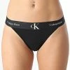 Meilleure vente 🔥 Culotte Femme High Leg Tanga QF6966E Noir de Calvin Klein 🛒