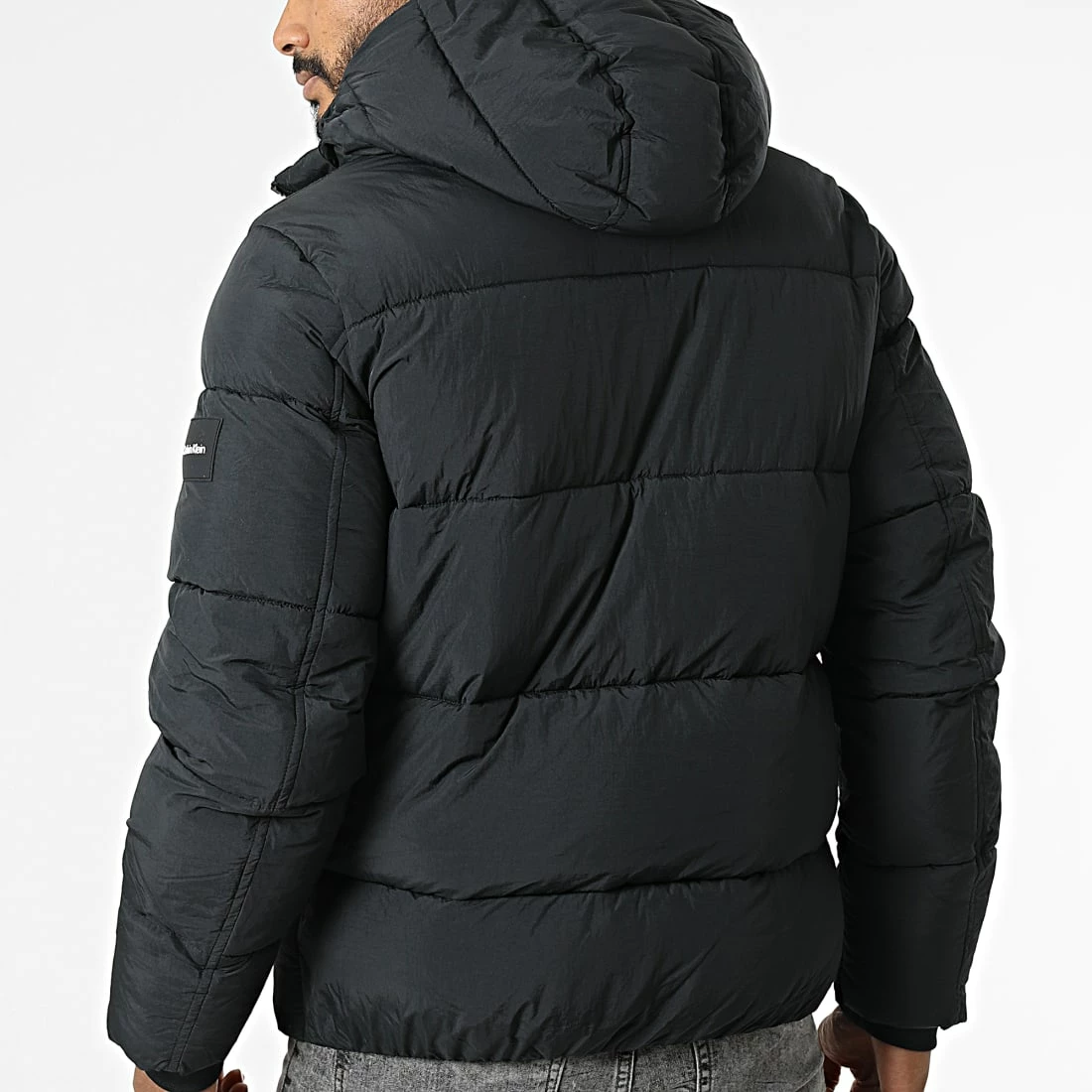 De gros 🧨 Doudoune Capuche Nylon Puffer 0336 Noir de Calvin Klein ✔️ 4 De gros 🧨 Doudoune Capuche Nylon Puffer 0336 Noir de Calvin Klein ✔️ – Image 4