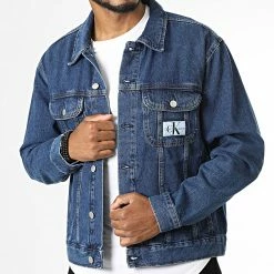 Coupon ✔️ Veste Jean 1267 Bleu Denim de Calvin Klein 🧨