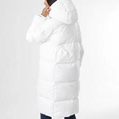 Coupon 👏 Doudoune Longue Capuche Femme 9820 Blanc de Calvin Klein 🥰 -Calvin Klein Soldes Magasin calvin klein 334946 J20J219820 YAF 20220901T154745 04