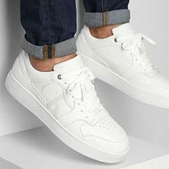 Meilleur prix 👍 Baskets Cupsole Bold Mono 0428 Triple White de Calvin Klein 🎁
