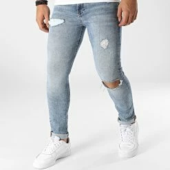 Acheter 🎉 Jean Skinny 1450 Bleu Denim de Calvin Klein 🔔