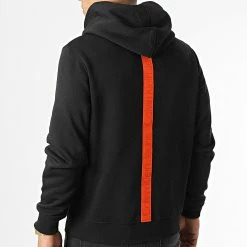 Meilleure affaire ⭐ Sweat Capuche Logo Tape 1899 Noir de Calvin Klein 😍