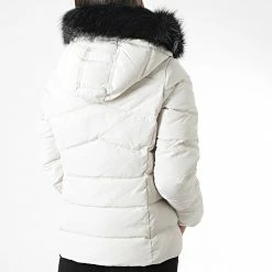 Vente flash ❤️ Doudoune Capuche Fourrure Femme 9824 Beige de Calvin Klein ⌛ -Calvin Klein Soldes Magasin calvin klein 335899 J20J219824 ACF 20220920T161052 04