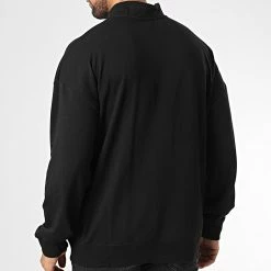 Remise ❤️ Sweat Col Zippé NM2299E Noir de Calvin Klein 😉 7 Remise ❤️ Sweat Col Zippé NM2299E Noir de Calvin Klein 😉 -Calvin Klein Soldes Magasin calvin klein 336311 NM2299E UB1 20220915T145829 04