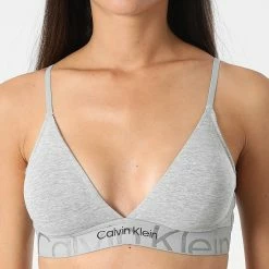 Le moins cher ⌛ Brassière Femme 6990E Gris Chiné de Calvin Klein 🛒