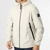 Le moins cher 👍 Veste Col Zippé Capuche Crinkle Nylon 8627 Beige de Calvin Klein 🛒