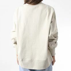 Top 10 🎁 Sweat Crewneck Femme 9755 Beige de Calvin Klein ❤️ -Calvin Klein Soldes Magasin calvin klein 336604 J20J219755 ACF 20221010T123700 04