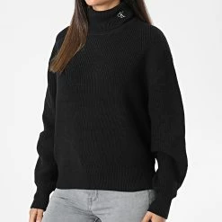 Meilleure affaire 🎉 Pull Col Roulé Femme 9774 Noir de Calvin Klein 🌟 6 Meilleure affaire 🎉 Pull Col Roulé Femme 9774 Noir de Calvin Klein 🌟 -Calvin Klein Soldes Magasin calvin klein 336605 J20J219774 BEH 20220929T150940 03