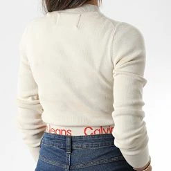 Les meilleures critiques de 😍 Pull Crop Femme 9787 Beige de Calvin Klein 👍 -Calvin Klein Soldes Magasin calvin klein 336609 J20J219787 ACF 20221010T152451 04