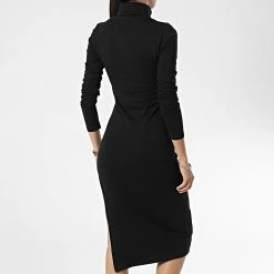 Remise 🛒 Robe Col Roulé Femme 9992 Noir de Calvin Klein 🥰 -Calvin Klein Soldes Magasin calvin klein 336619 J20J219992 BEH 20220927T161127 04